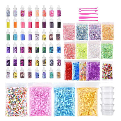 Slime Toy Kit Party Favors Non Sticky Polymer Present Stress Relief Play Soft Clay DIY for Learning Girls Children Kitchen Kids