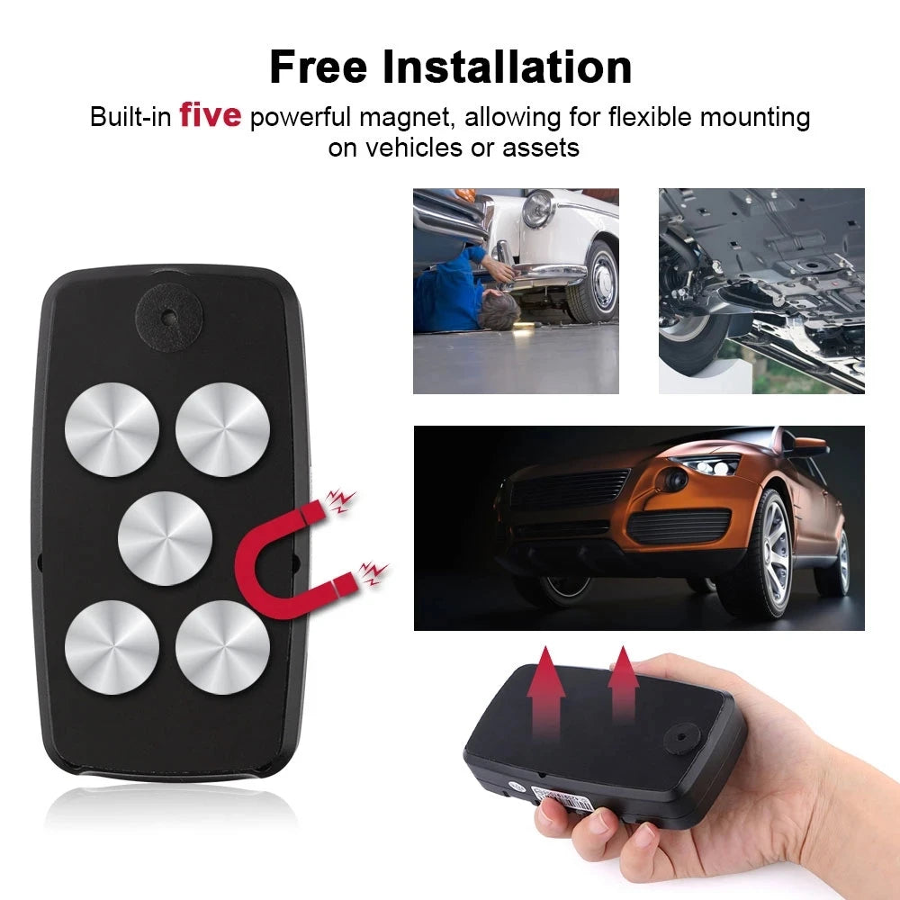 TKSTAR car GPS tracker TK918 20000mAh battery magnet waterproof IP67 real-time tracking car locator anti-theft alarm APP free