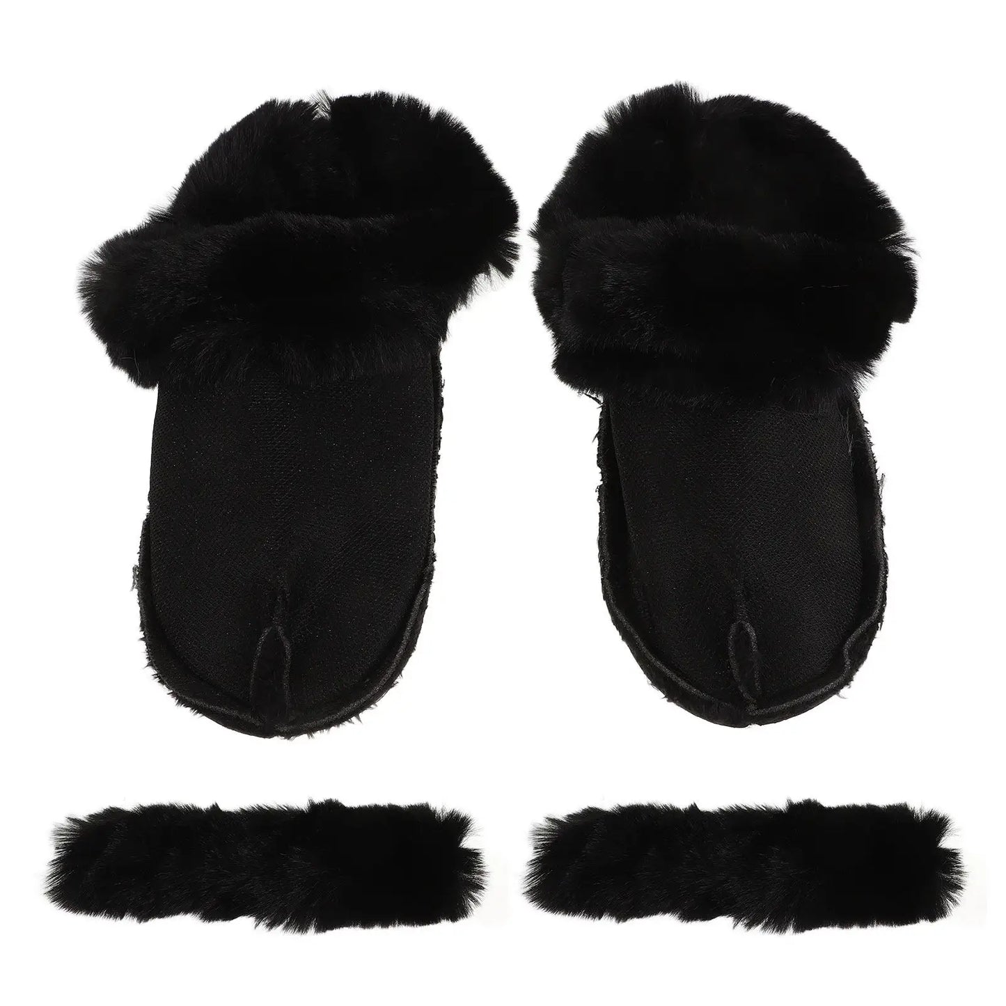 1Set Removable Warm Hole Shoe Inserts Winter Soft Thick Shoe Liners Warm Winter Insoles Replacement Size 40-41