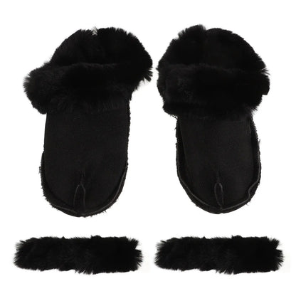 1Set Removable Warm Hole Shoe Inserts Winter Soft Thick Shoe Liners Warm Winter Insoles Replacement Size 40-41