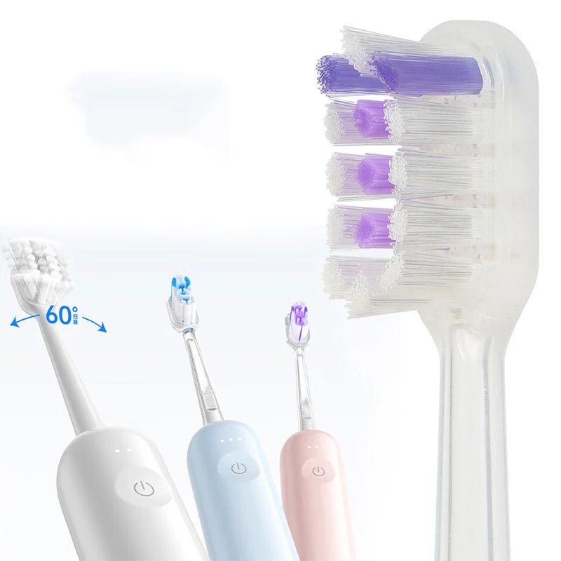 15pcs Brush Head Compatible with LaiFen LFTB01-P-A-S Sonic Electric Toothbrush Vacuum Packaging