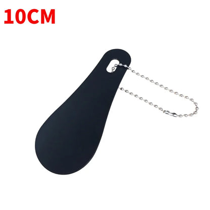 long handle shoe horn, portable shoe lifter, shoe wearing helper for elderly, metal shoe spoon, household footwear accessory