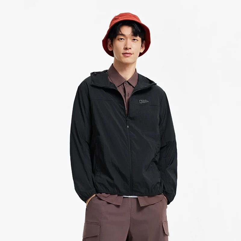 Semir Mens UV Jacket 2026 Hooded Cool Feeling Tops Couple Style Regular Shoulder Casual Fashion Soft Daily Wear
