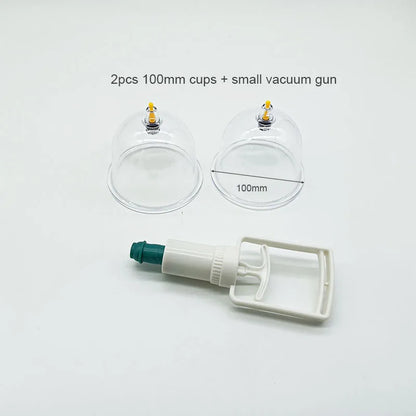 Big Size Vacuum Cupping Breast & Buttocks Enlargement Massager Suction Pump Machine Butt Lifting Device Back Massage Cans