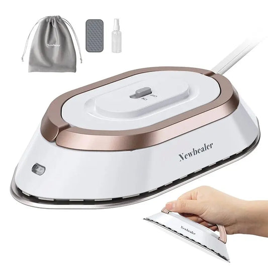 150W Handheld Travel Iron 120V/220V Lightweight Dry Iron 30S Heat Press Machine Non-steam Clothes Irons For Home and Travel