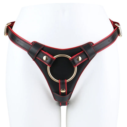 ANOSX Body Harness Belt For Strap On Dildo Restraint Gothic Clothing ﻿Leather Briefs Auxiliary Chastity Belt Sucking Penis Belt