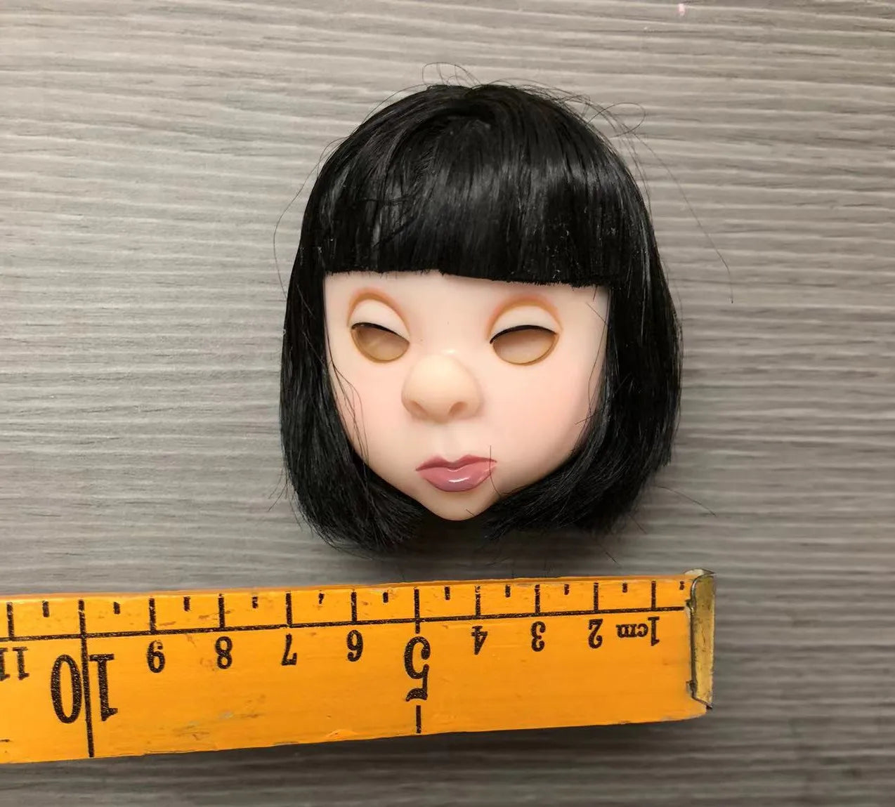 1/6 Vintage Doll Heads Mermaid Racer Super Model Princess For 30cm Solid Male Female Children Playing Birthday Gifts