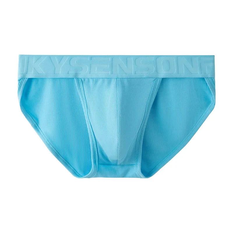 1/2/3 PCS Men's Underwear Mens Breathable Thread Modal Panties Breathable Skin Friendly Mid Rise High Fork Solid Color Briefs