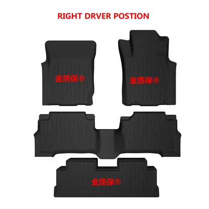 Use for Mitsubishi Montero Sport custom car All-Weather TPO car Floor Mat Trim to Fit For Montero Sport waterproof car floor mat