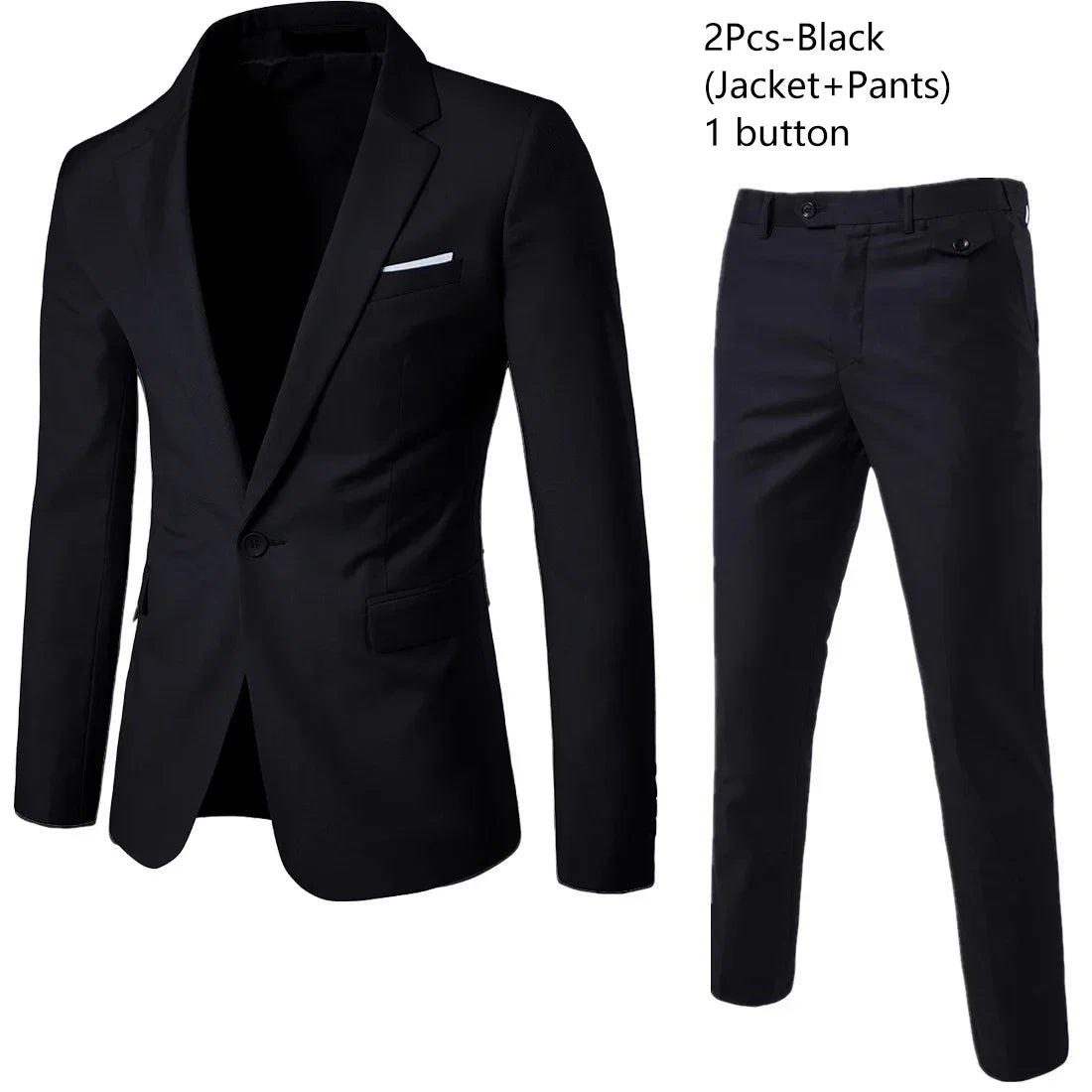Elegant Men Suits 3 Pieces 2 Blazers Sets Wedding Jackets Vest Pants  Classic  2025 Formal Coats Korean Costumes