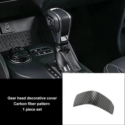 Fit for Ford Ranger 2024 2025 Interior Protection Sticker Carbon Fiber Grain Gear Shift Panel Cover Trim