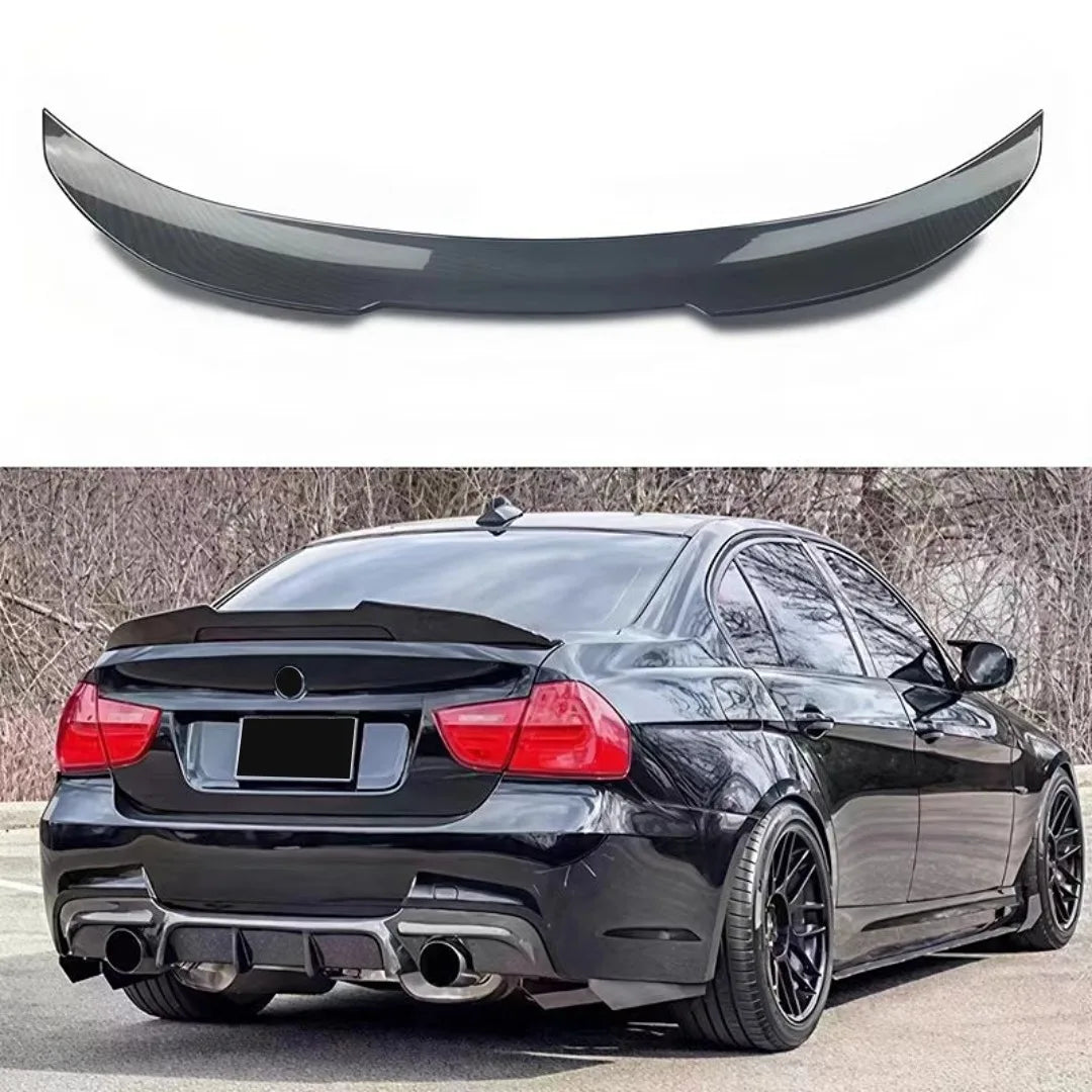 Rear Trunk Splitter Lip Decoration Tuning Accessories Spoiler Wing Tail For BMW  Series E90 E91 3 Series 2005-12 325i 320i 318i