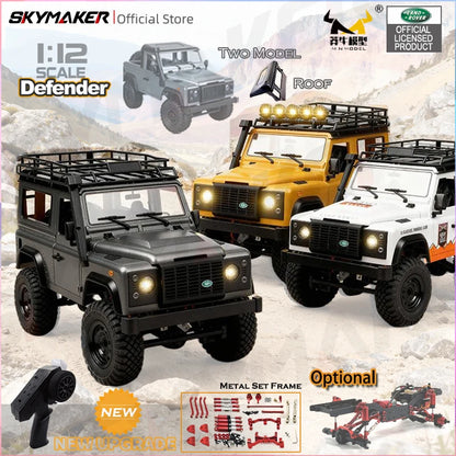New MN99S V2 1:12 Scale MN Model RTR RC Car 2.4G 4WD RC Rock Crawler MN98 MN99 Defender Pickup Remote Control Truck Toys