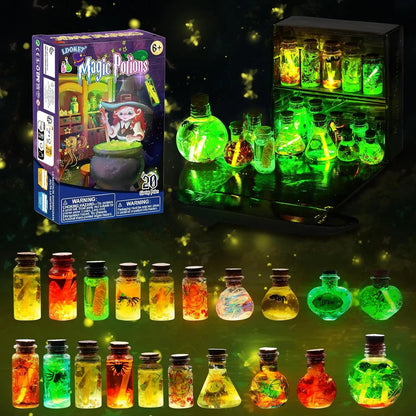 DIY Fairy Magical Potions Kit for Kids Potion Making Set Fairy Potion Bottles Craft Toy Science Set Magic Kits