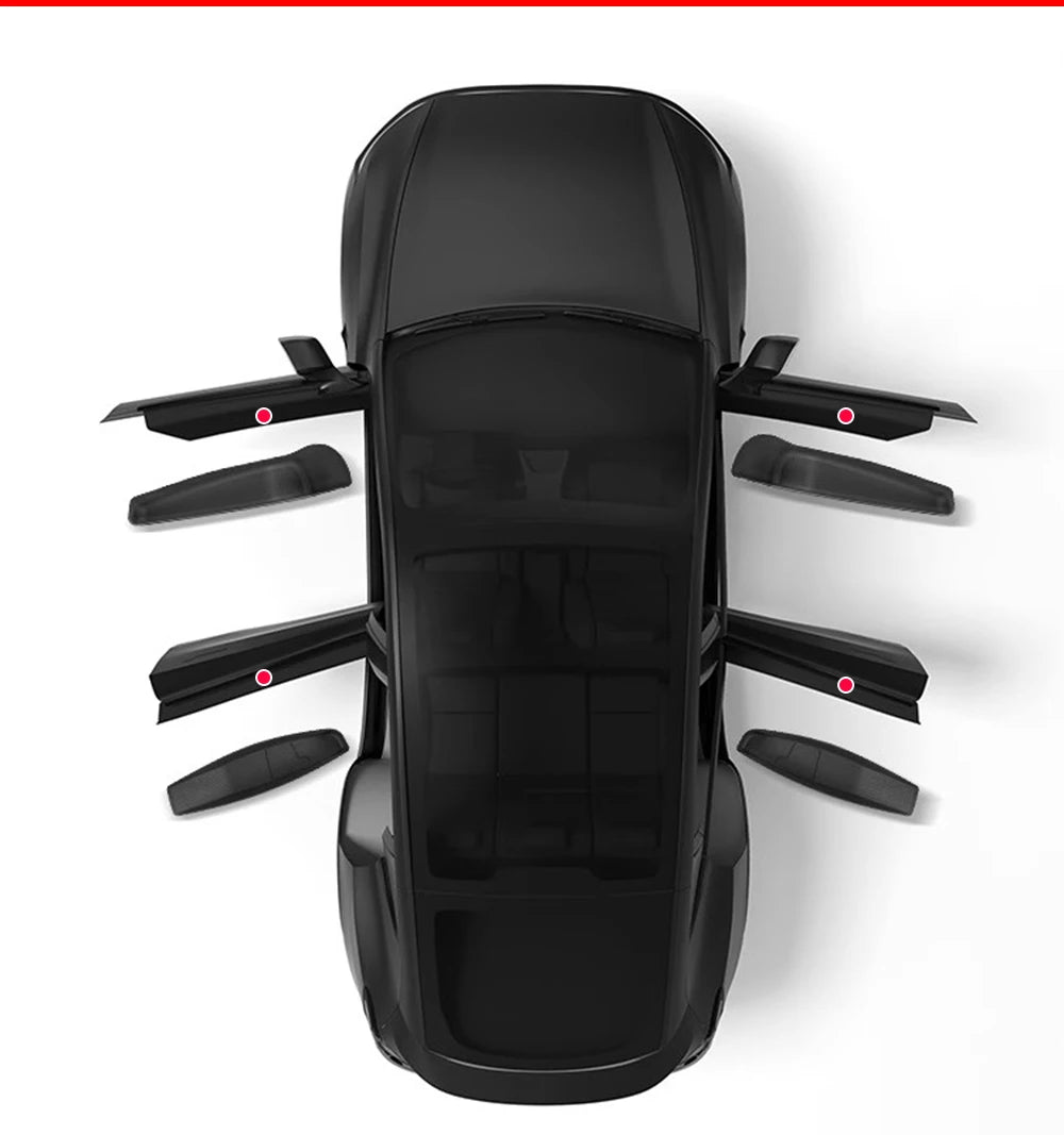New Door Side Storage Box Front Rear Door Handle Armrest Tray Organizer for 2026 2025 Tesla Model Y Juniper Model 3 Model YL Y L