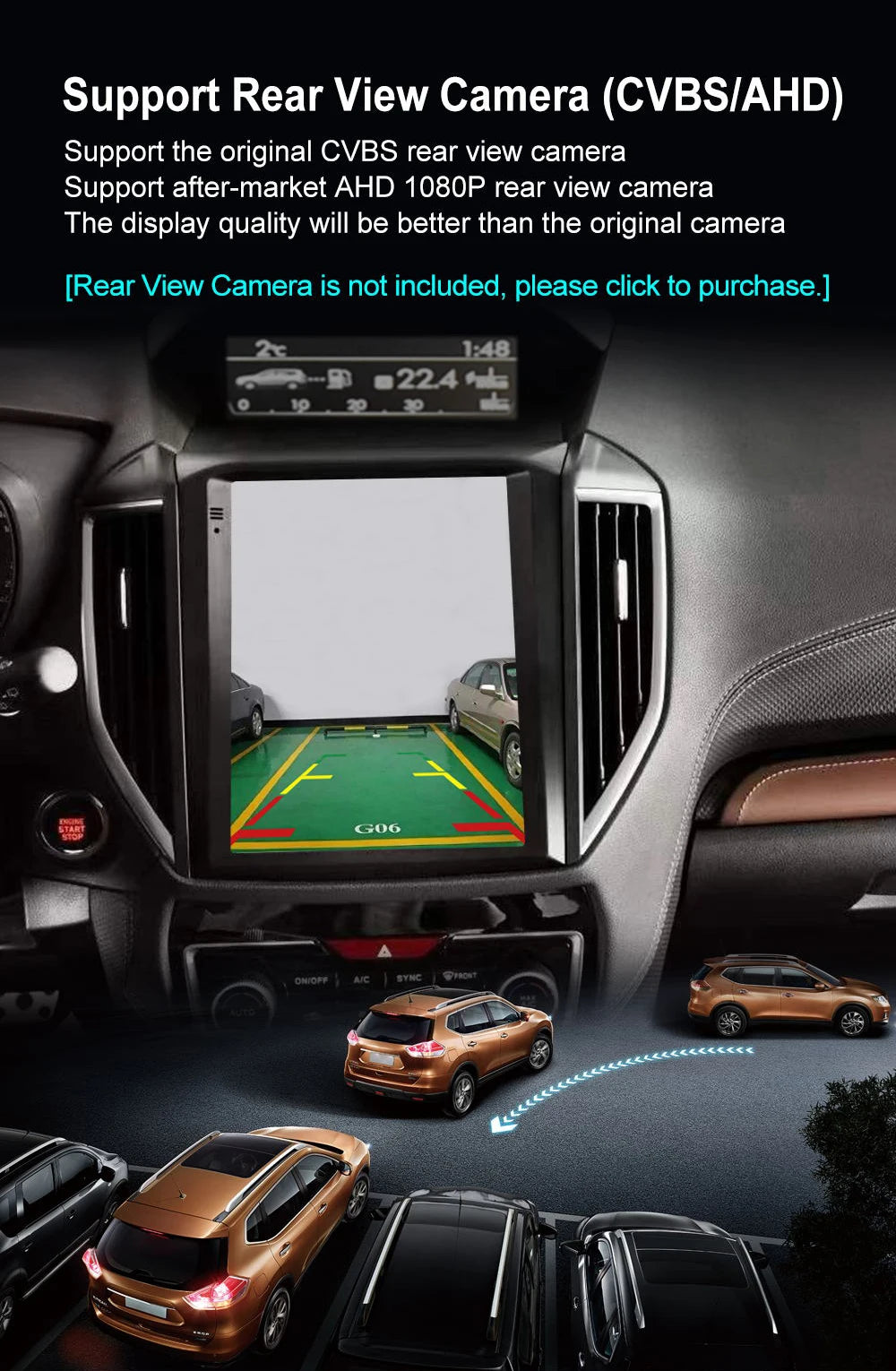Android Radio Head Unit For Subaru Forester XV Impreza G4 2018-2022 Car one din Multimedia Video Player  GPS