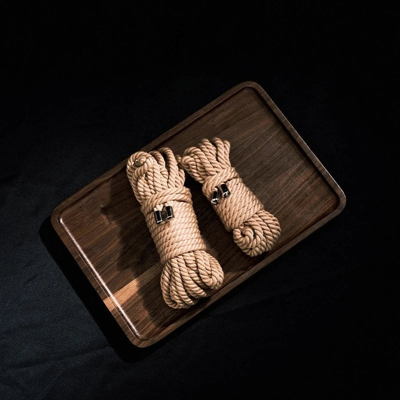 10m Shibari Bondage Rope,Soft Jute for Japanese Rope Art,Skin-Friendly for Beginners,Natural Color Skin-Safe Jute Couples Play