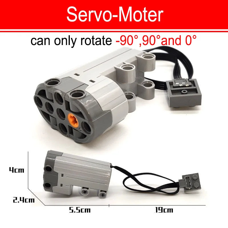 Technical Motor Parts Multi Power Functions 8293 8883 Tool Servo Train Motor PF Model Sets Building Blocks Compatible brand