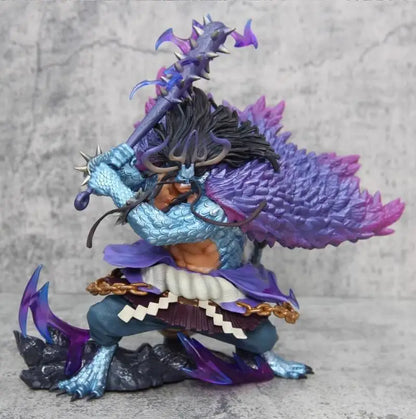 30cm One Piece Kaido Four Emperor Beasts Pirates Anime Figure Model Statue Collection Desktop Decoration Ornament Toys Gift