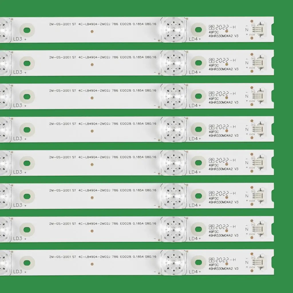 4LED LED Backlight Strip GIC49LB29_3030F2.1_V0.1 For THOMSON 49UC6306X1 49UD6596 49A950C 49P3C 49P3F For LEHUA 49BC7600