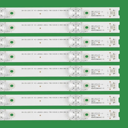 4LED LED Backlight Strip GIC49LB29_3030F2.1_V0.1 For THOMSON 49UC6306X1 49UD6596 49A950C 49P3C 49P3F For LEHUA 49BC7600