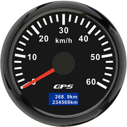 30/60/80/120/200 Km/h GPS Speedometer 52MM Car Truck Speed Gauge Meter With GPS Antenna With 7 Color Backlight 9-32V