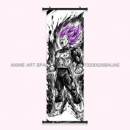 Dragon Ball Anime Wall Artwork Canvas Mural Scrolls Pictures Anime Character Son Goku Hanging Painting Poster Home Decoration