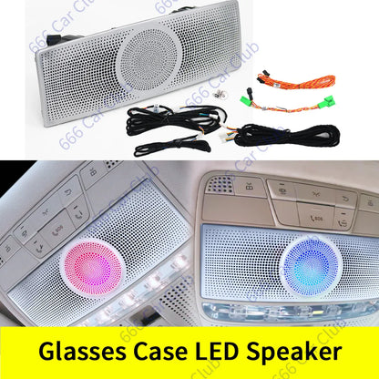 3/12/64 Colour Car LED Ambient Light For Mercedes-Benz C GLC Class Coupe W205 C43 C63 X253 LED Air Vent Speaker Decorative Lamp