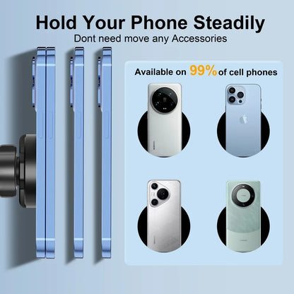 Universal Car Air Vent Magnet Phone Holder Magnetic 2 Phone Mounts Vehicel Car Smart Phone Holders Stands Bracket for Magsafe