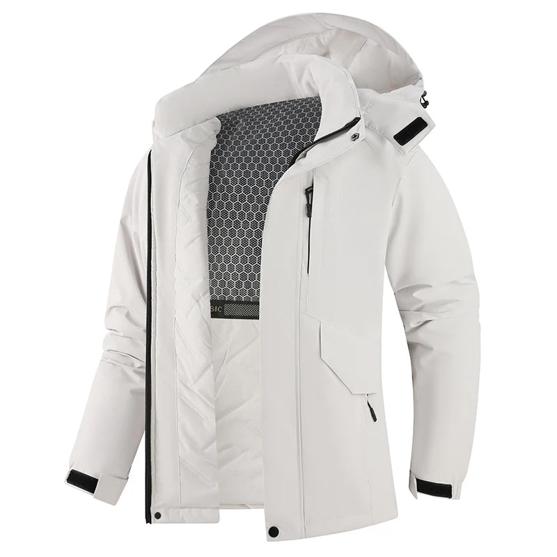 Autumn and Winter Hot Outdoor Sports Graphene Stormtrooper Coat Cotton Coat Men's New Style Couple Warm, Windproof, Waterproof O