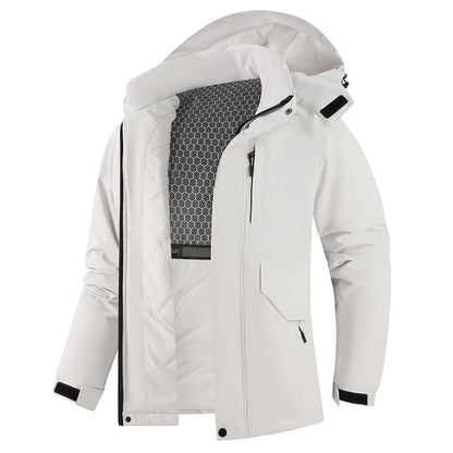 Autumn and Winter Hot Outdoor Sports Graphene Stormtrooper Coat Cotton Coat Men's New Style Couple Warm, Windproof, Waterproof O