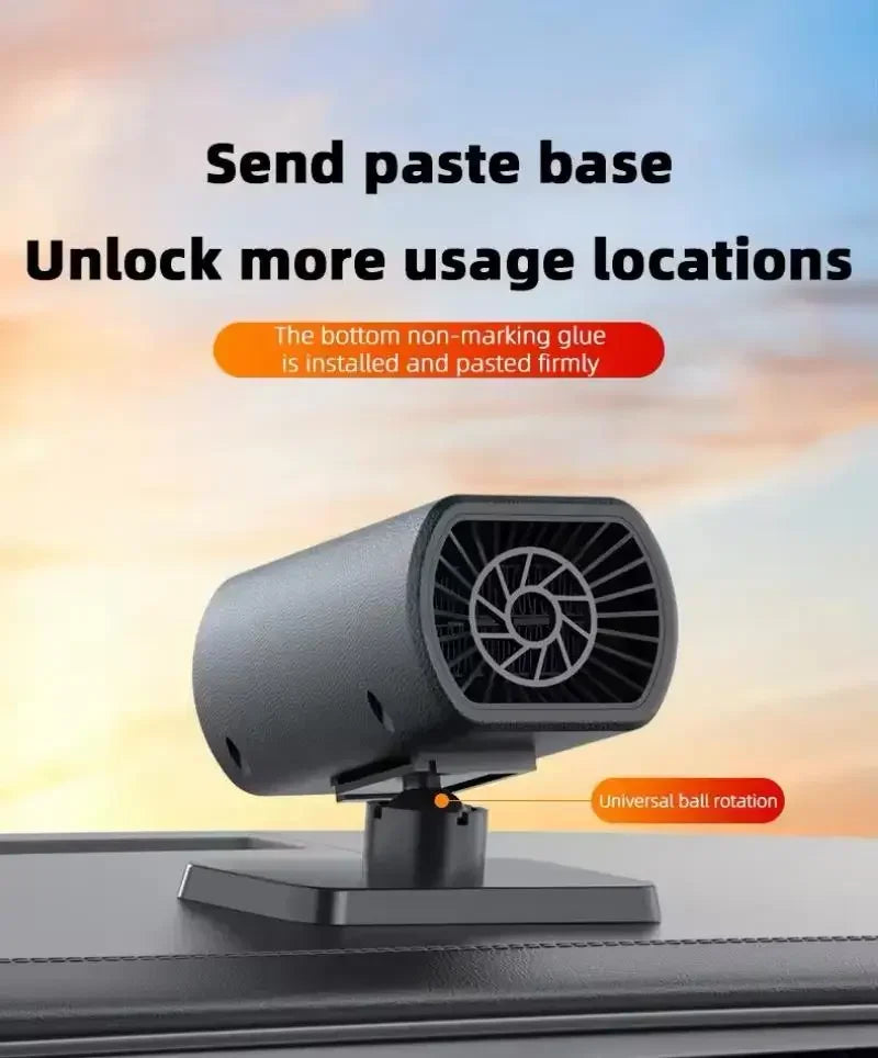 Mini 12V Car Heater USB/Cigarette Lighter Portable Fast Heating Cup Holder Design For Cab Truck RV Winter Travel Emergency Kit