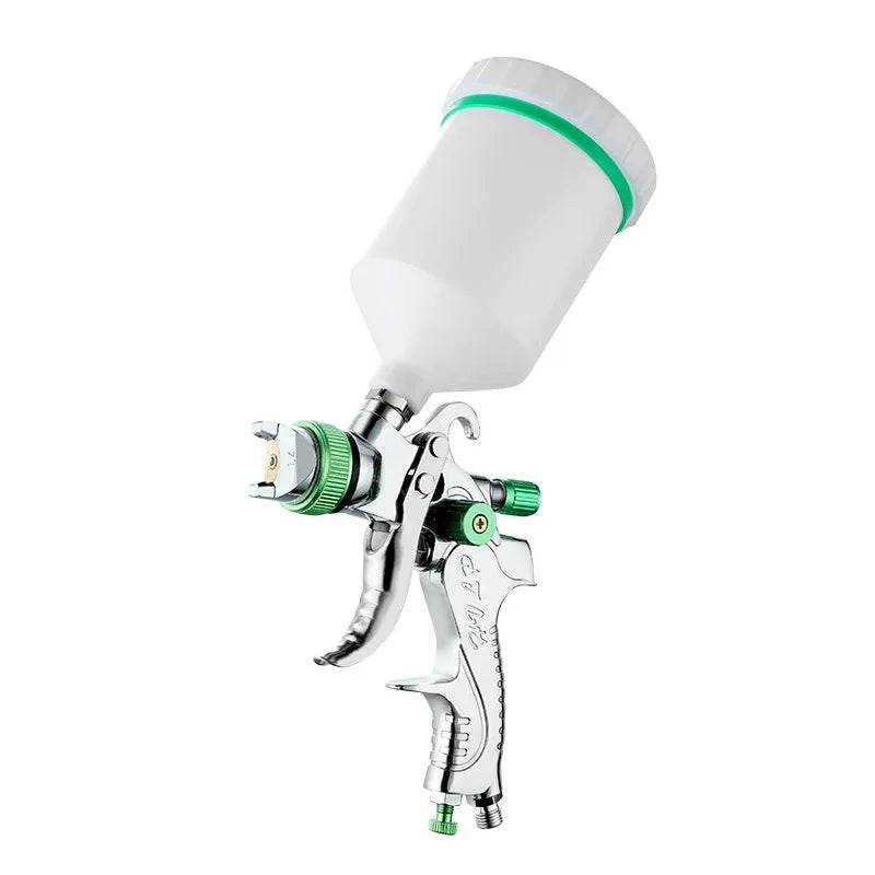 HVLP Professional Spray Gun 1.4/1.7/2.0/2.5mm Steel Nozzle Gravity Spray Gun Portable Car Paint Spray Gun DIY Spray Paint Kit