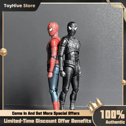 Ct Spider-Man S.H.F Classic Tobey Maguire Spiderman Shf Anime Action Figures Statue Figurine Model Collection Decorate Toy Gift