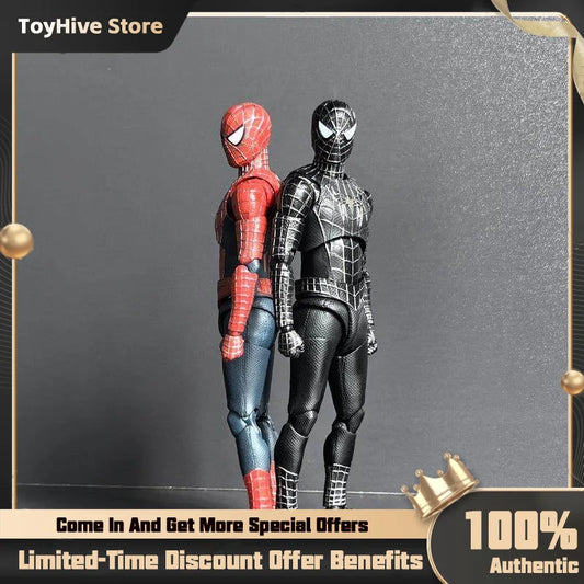Ct Spider-Man S.H.F Classic Tobey Maguire Spiderman Shf Anime Action Figures Statue Figurine Model Collection Decorate Toy Gift