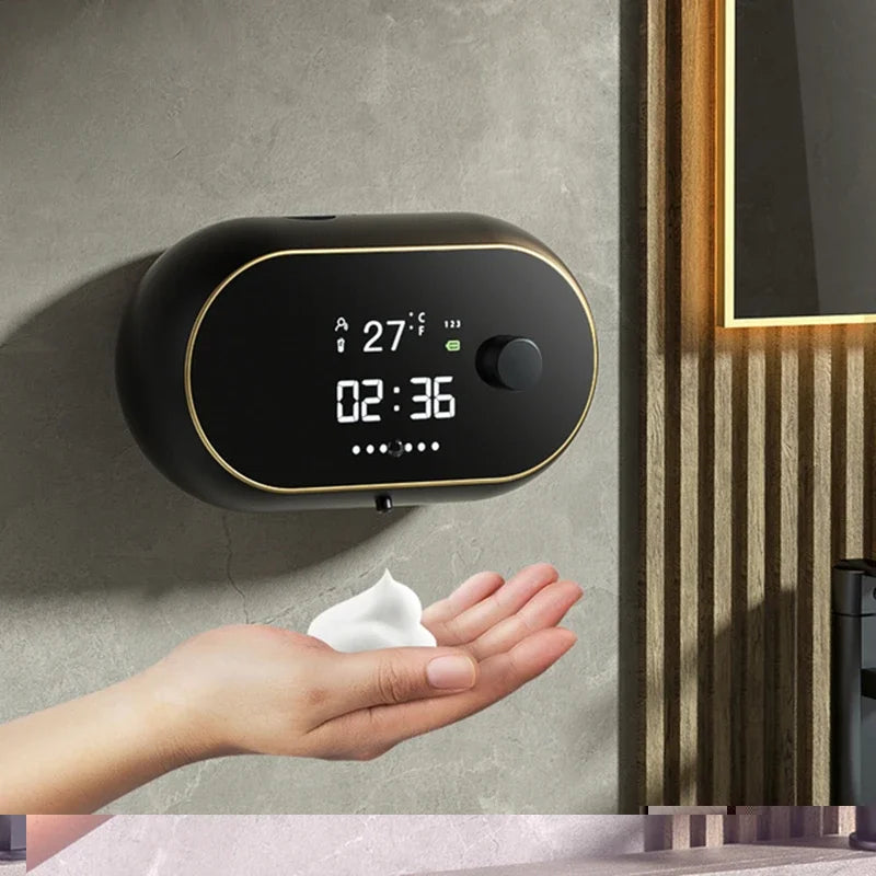 Zai Xiao New Soap Dispenser Wall Mounted Induction Automatic Touchless Soap Dispenser USB Rechargeable Electric Soap Dispense