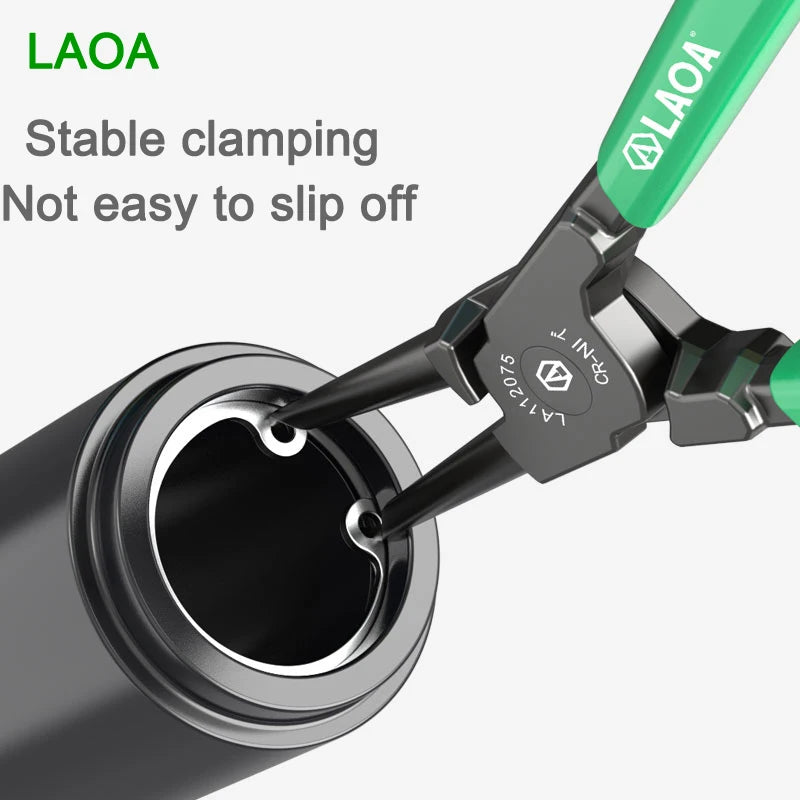 LAOA 7 inch Internal External Pliers Retaining Clips Portable Multifunctional Snap Ring Circlip Pliers For Hand Tool