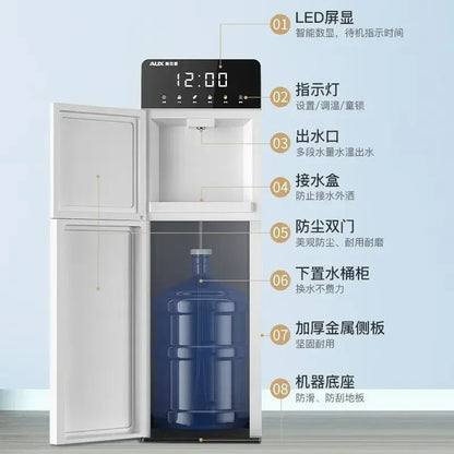 Household water dispenser with bottom bucket vertical cooling and fast heating multifunctional fully automatic instant heating
