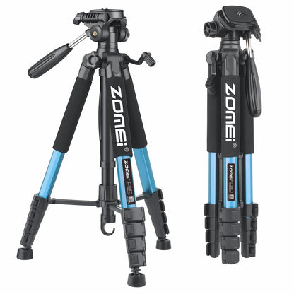 187cm/73.6in Tall Zomei Aluminum Alloy Portable Tripod for Camera DSLR Canon Nikon, 360 Degree Panorama Photography Phone Stand
