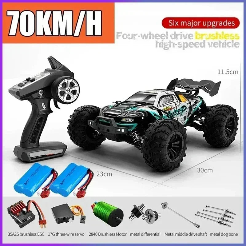 SCY 16101PRO, 16102PRO, 16103PRO 4WD 1:16RC Brushless High-speed Remote Control Car, 70 Kilometers Per Hour, Toy Racing Car Gift