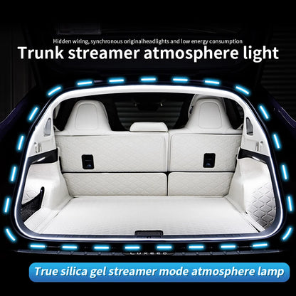 Car High Brightness Trunk Lighting Ambient Light Super Bright Interior Decoration Car Trunk Universal Silicone COB Light Strip