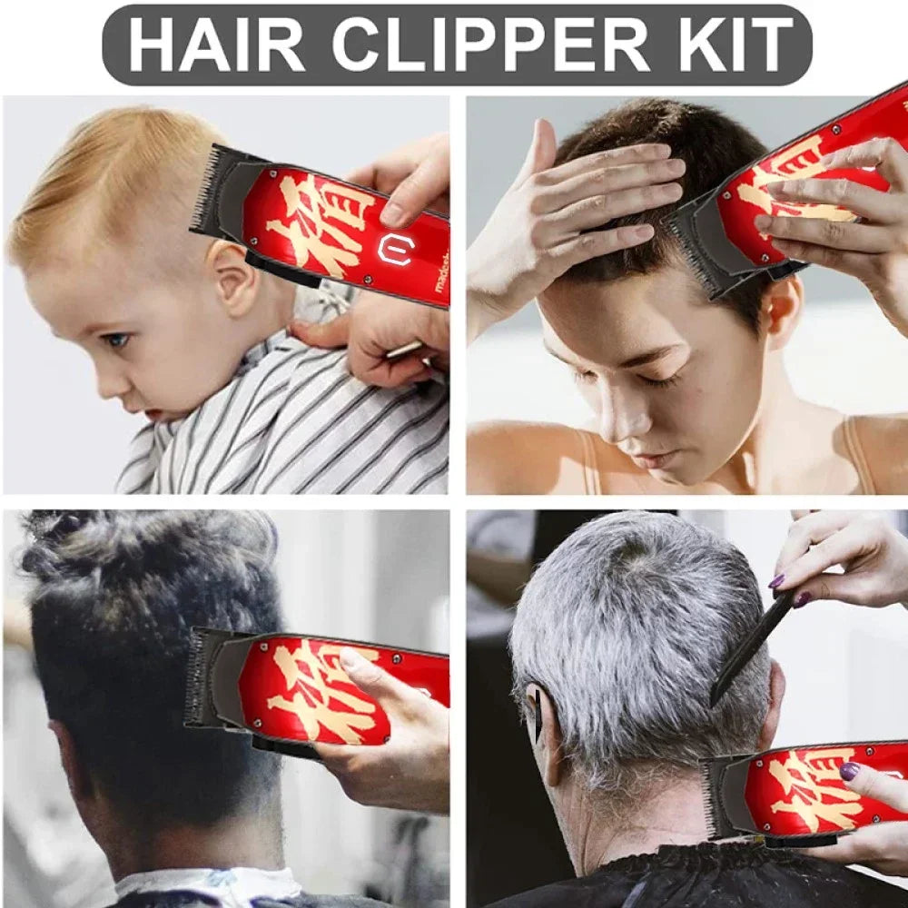 Madeshow M10 Professional Hair Clippers Hair Trimmer for Men Adjustable Cordless Hair cutting Machine For Barbers Beard Trimmer
