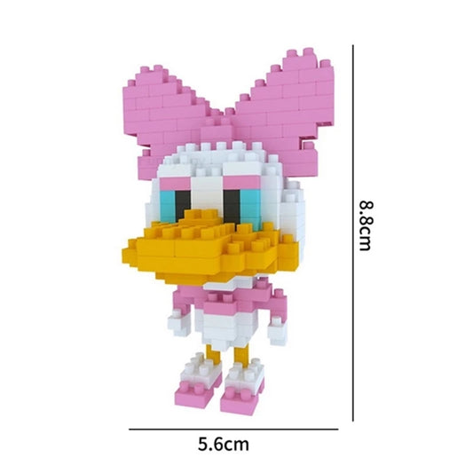 Cartoon Anime Hello Kitty Panda Refrigerator Magnet Blocks Kuromi My Melody Cinnamoroll Building Blocks Toy Kids Birthday Gift
