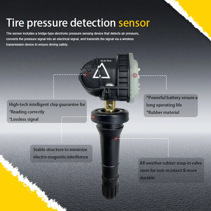 1/4PCS 433MHZ Tire Pressure Monitor System Fit For Ford F-150 Mustang Edge Lincoln Replacement For F2GT-1A180-CB F2GT1A180CB