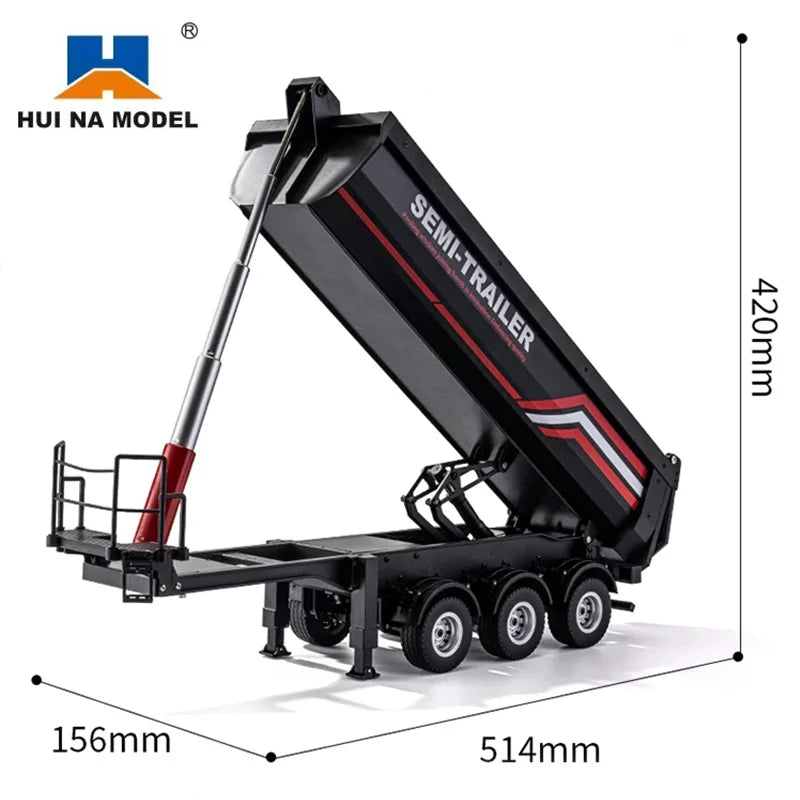 Huina 1501 Scania 770s Fully Proportional Remote Controlled Heavy Truck Trailer Model Tractor Car High end Toy Monster Truck1502