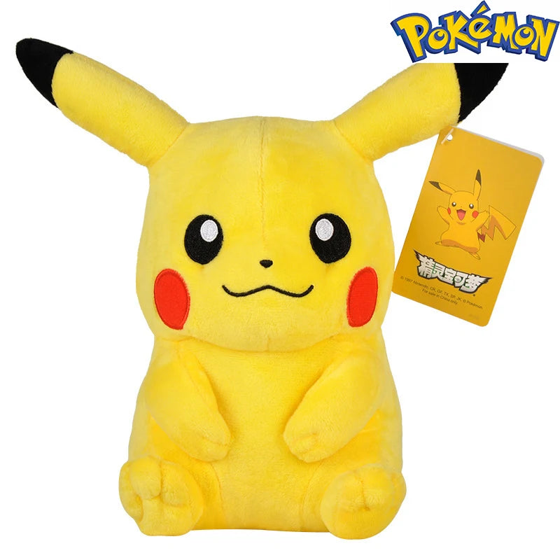 Kawaii Tokyo Bay Pikachu Stuffed Toys Cartoon&Cute Pikachu Plush Dolls Throw Pillow Birthday Gift for Kids Friends Boys
