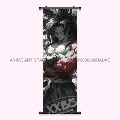 Dragon Ball Anime Wall Artwork Canvas Mural Scrolls Pictures Anime Character Son Goku Hanging Painting Poster Home Decoration