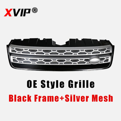 XVIP Honeycomb Style Black Upper Grille Mesh Vent Trim Car Exterior Accessories For Land Rover Discovery Sport L550 2015-2019