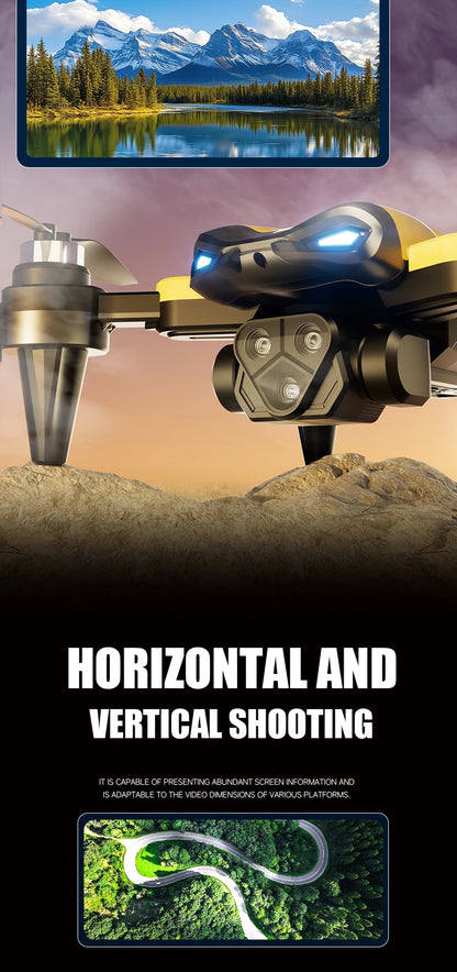 M5 Drone Professional 8K GPS Three Camera 360° Obstacle Avoidance Photography Optical Flow Positioning Brushless Quadcopte Gifts