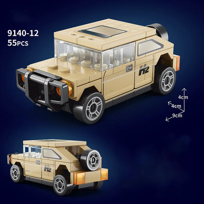 City Technique Speed Racing Car old Classic Sport Model Building Brick Super Racer Great Rally Vehicles Block Christmas gift Toy